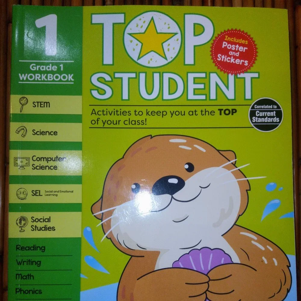 Top Student Grade 1 Workbook NEW
